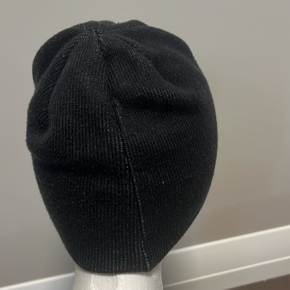 SOLD - DC Black and White Knit Beanie - Picture 3 of 7